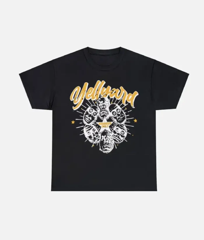 Yellyard Members Only T Shirt Black Yellow 2