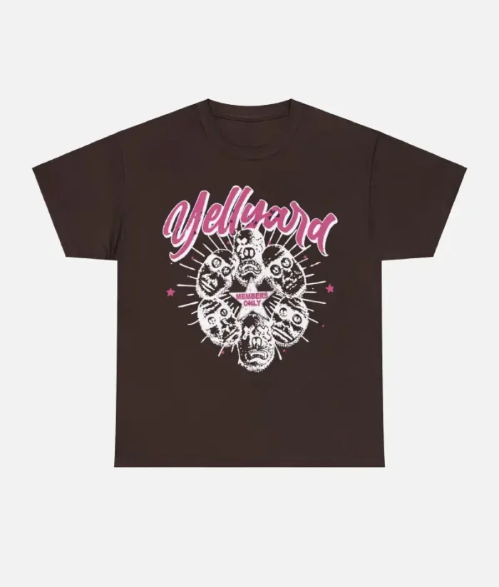 Yellyard Members Only T Shirt Brown 2